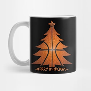 Merry Dunkmas Xmas Basketball Men Women Family Kids Funny Mug